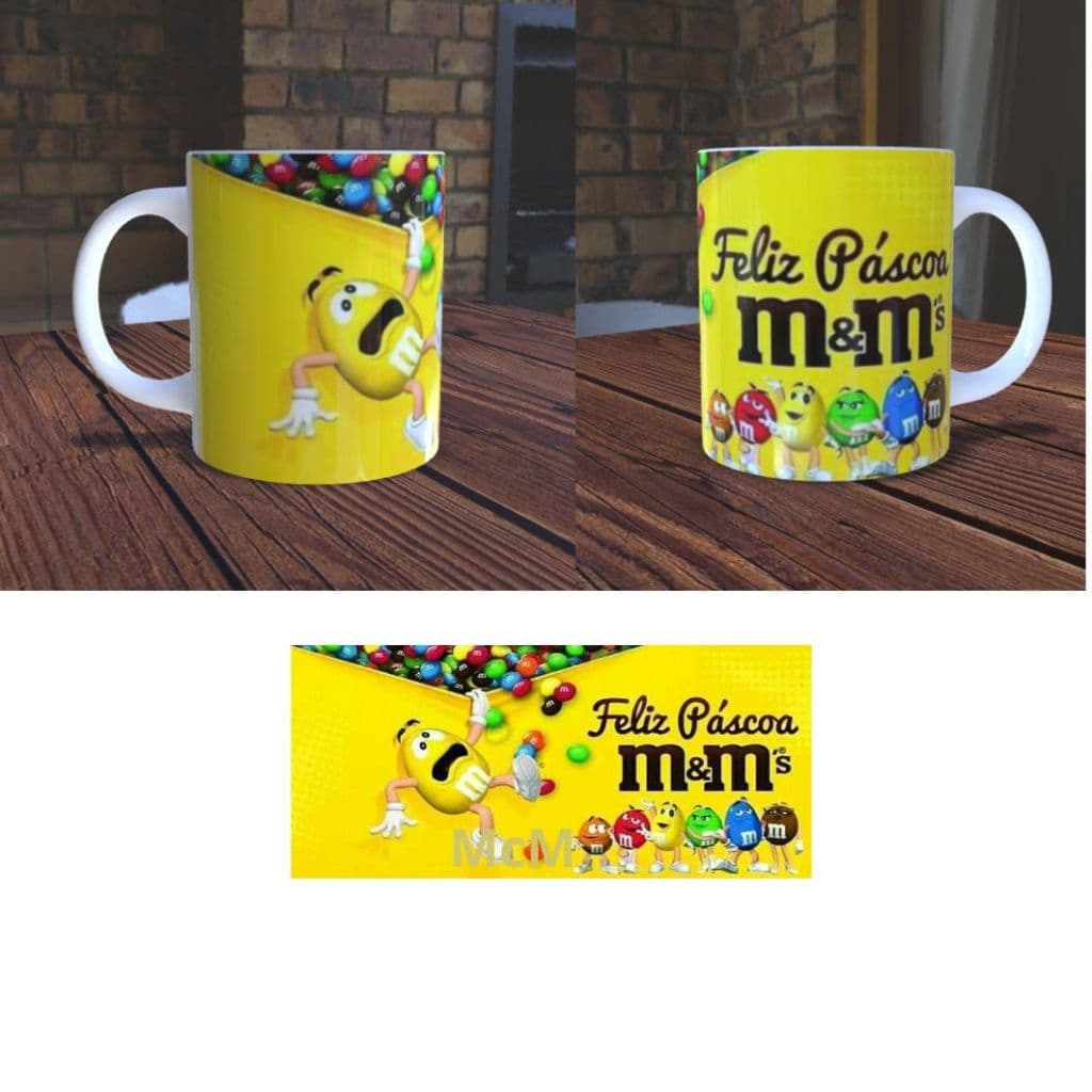 Caneca Branca Personalizada Pascoa