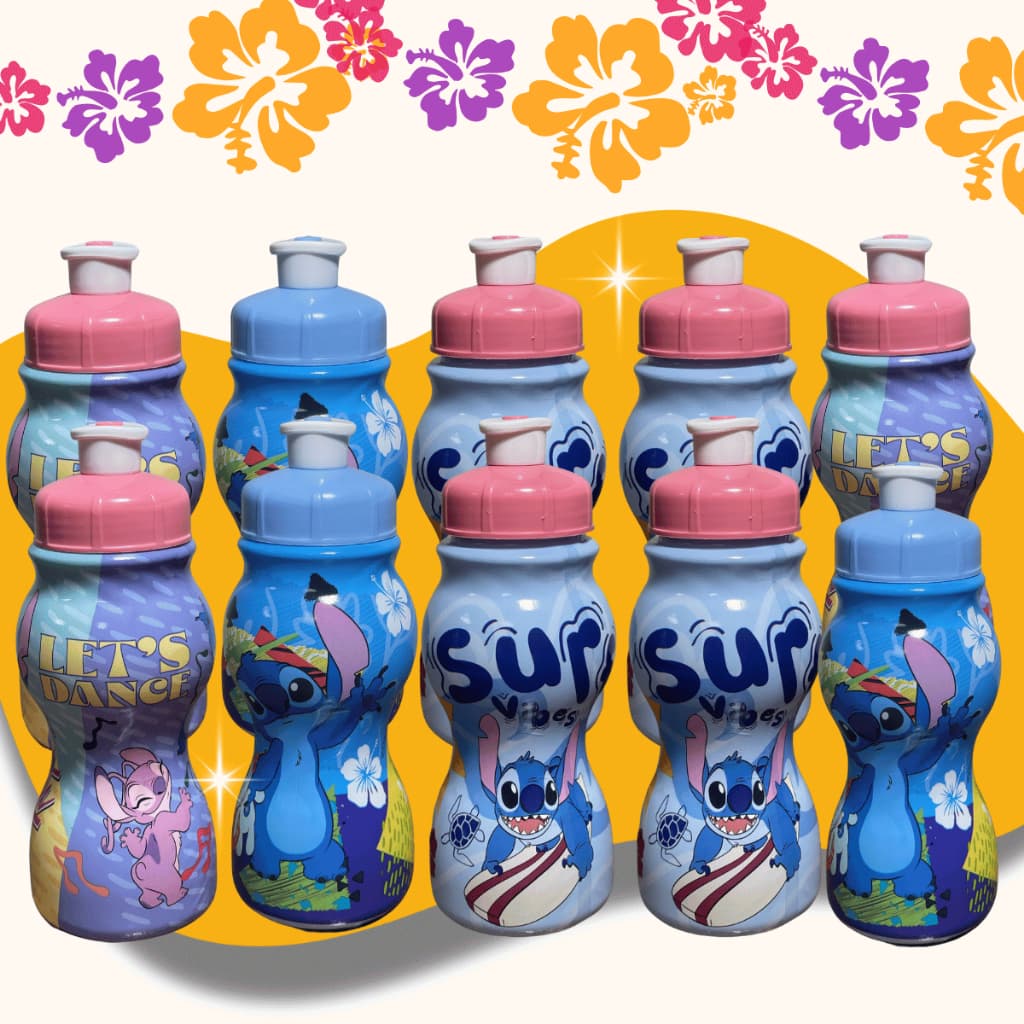 10 Garrafinhas Squezze Stitch Lembrança Aniversario Presente Festa