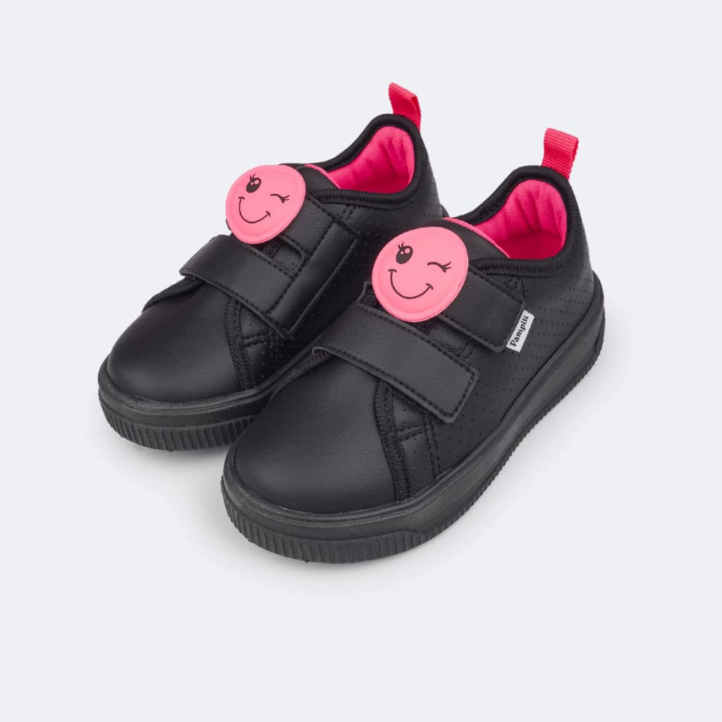 Tênis Infantil Luna Smile Pampili Colegial Menina Escolar