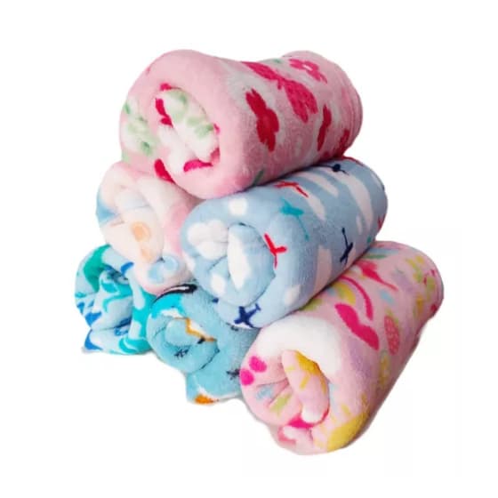 Manta Bebê Cobertor Infantil Microfibra Estampada Quentinha 80x100 cm Menino e Menina