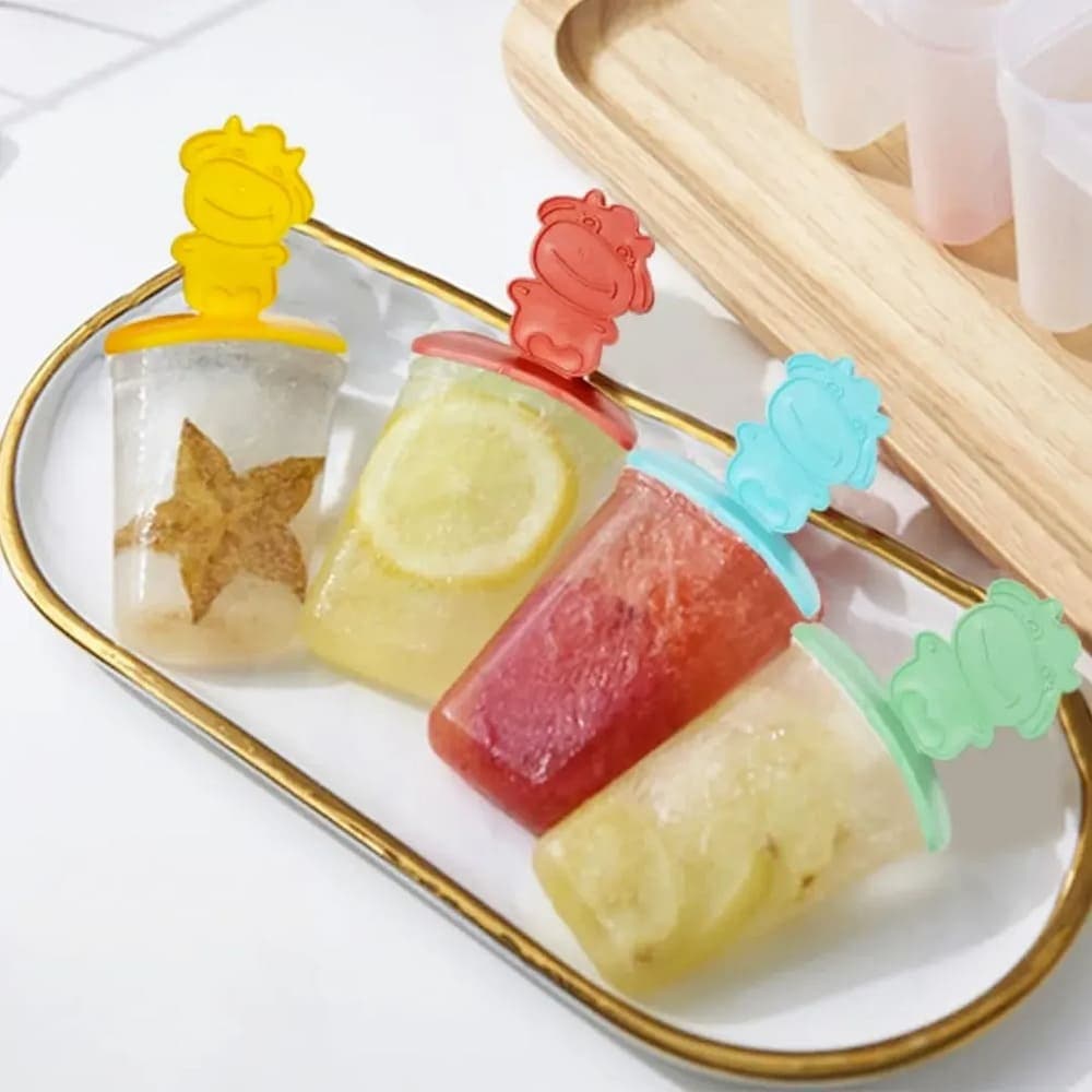 Forma de Picole Paleta Recheada Divertida 4 unidades