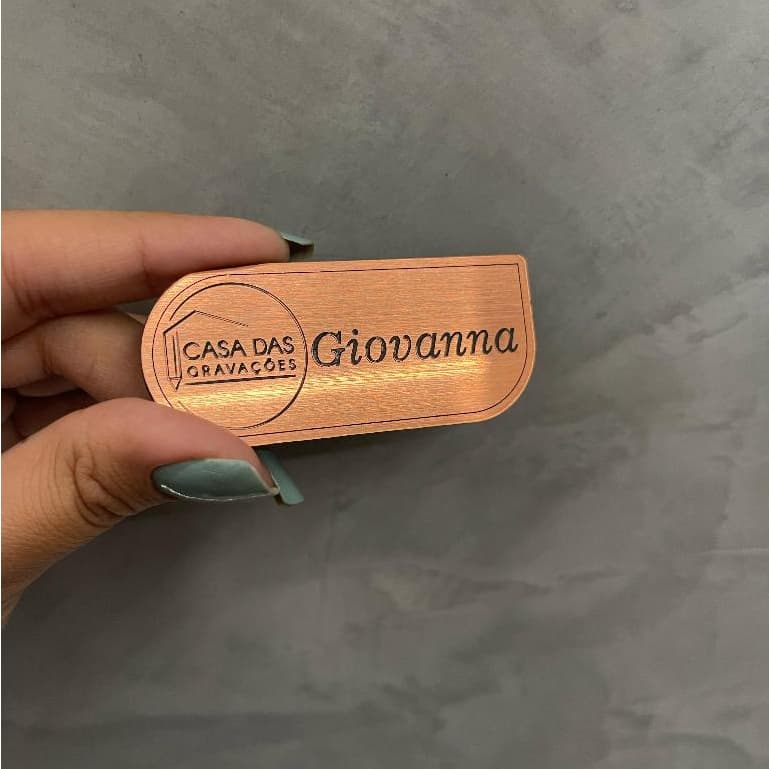 Botton Magnético Personalizado em Acrílico Broche de Profissão