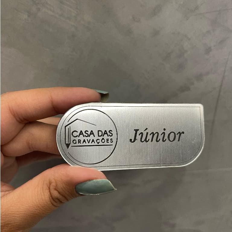 Broche Magnético Personalizado em Acrílico Botton de Profissão com Imã