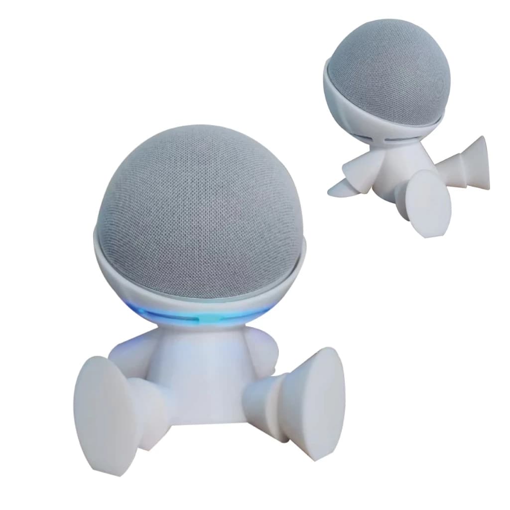 Suporte para Echo Dot 4 e 5 Alexa Robo Sentado Traje Espacial