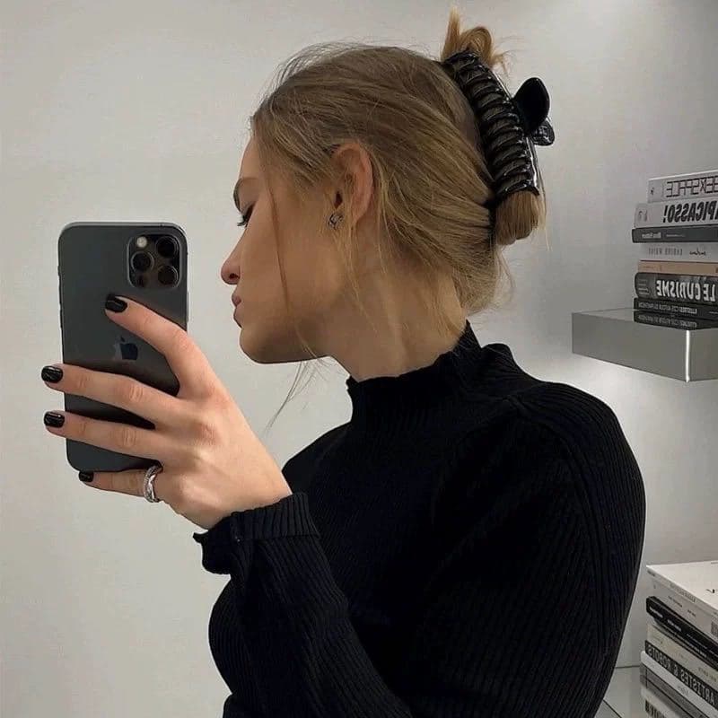 1-3 peças, Prendedor de Cabelo Grande de Plástico Leve em forma de Onda para Mulheres