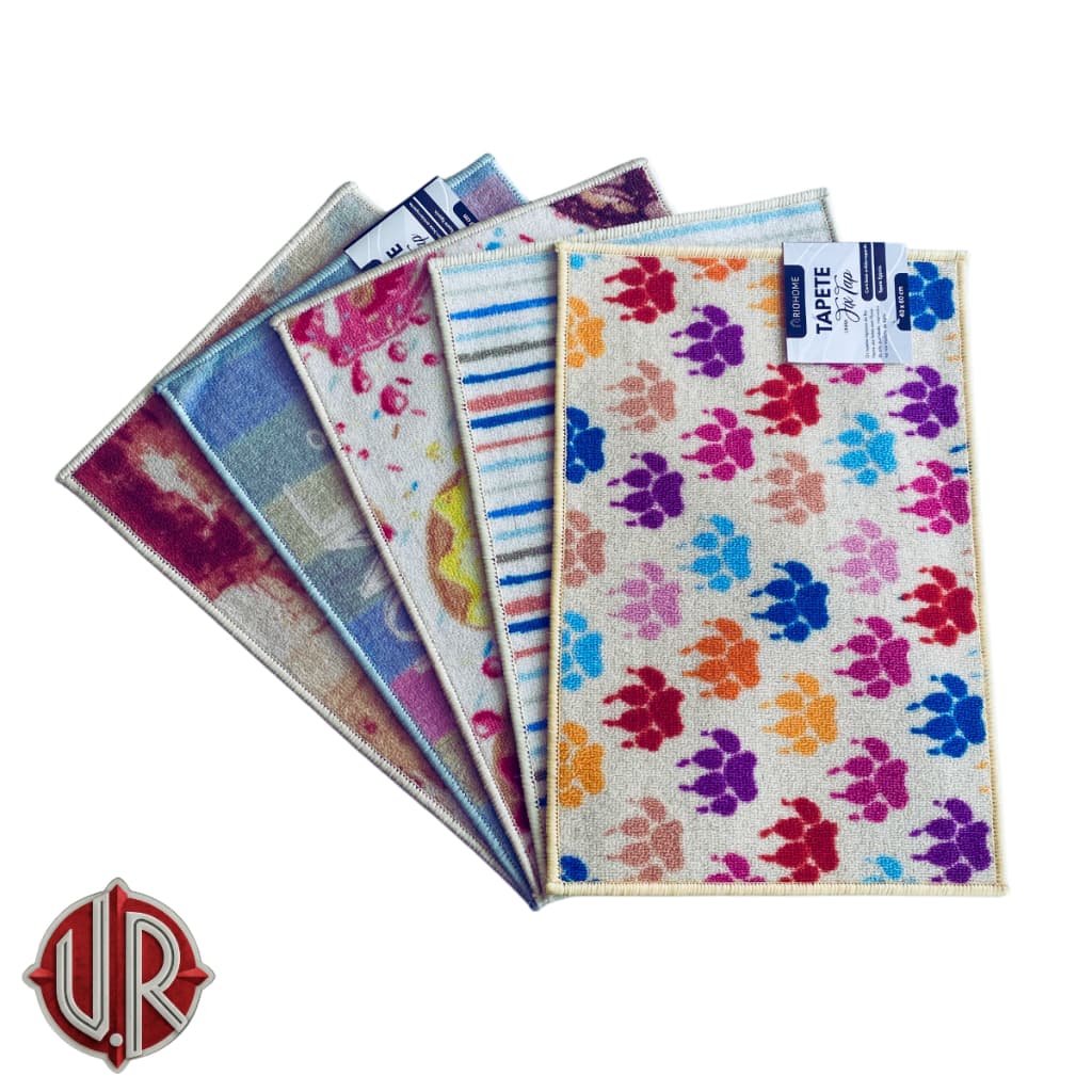 Tapete Linha FIX TAP Egípcio Claro Super Luxo Antiderrapante Estampado SORTIDO Cozinha Sala Banheiro 40x60cm