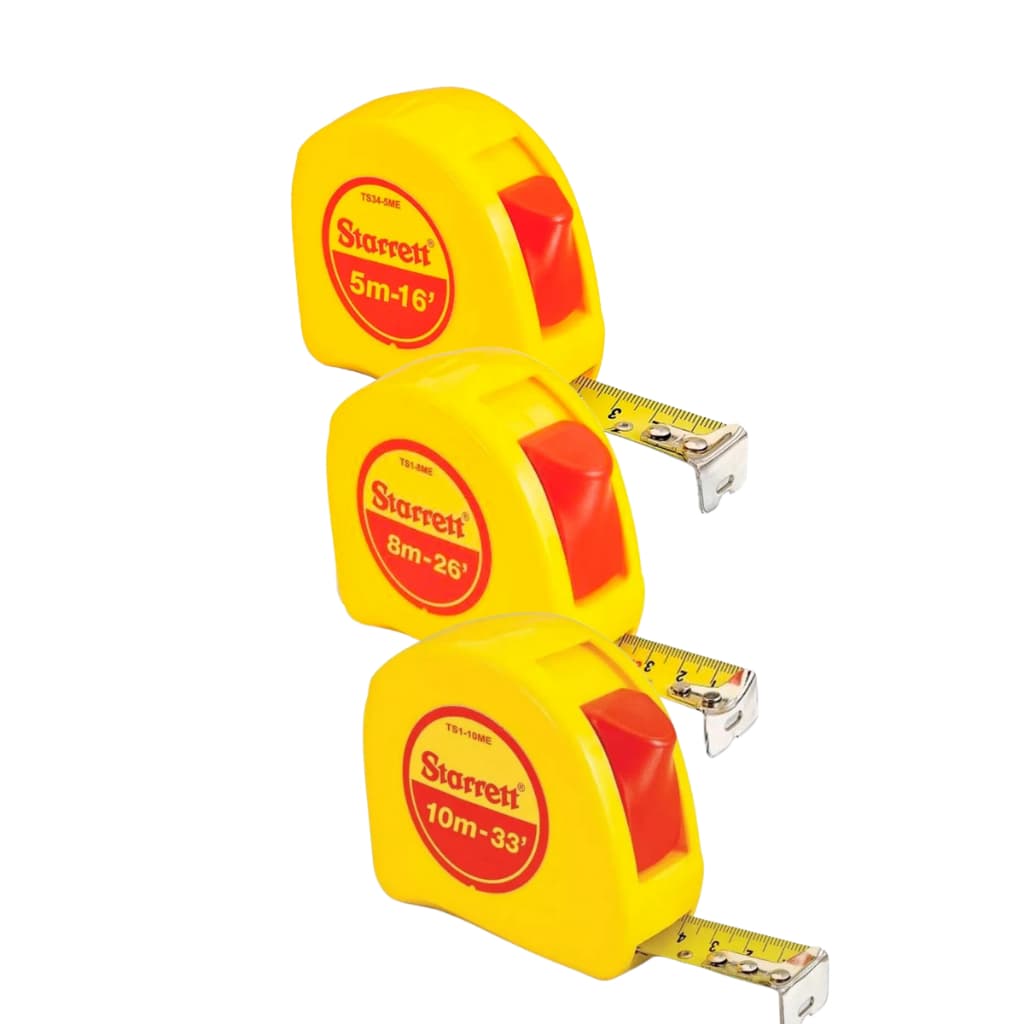 Trena de Bolso Fita De Aço 5m, 8m, e 10 Metros Starrett