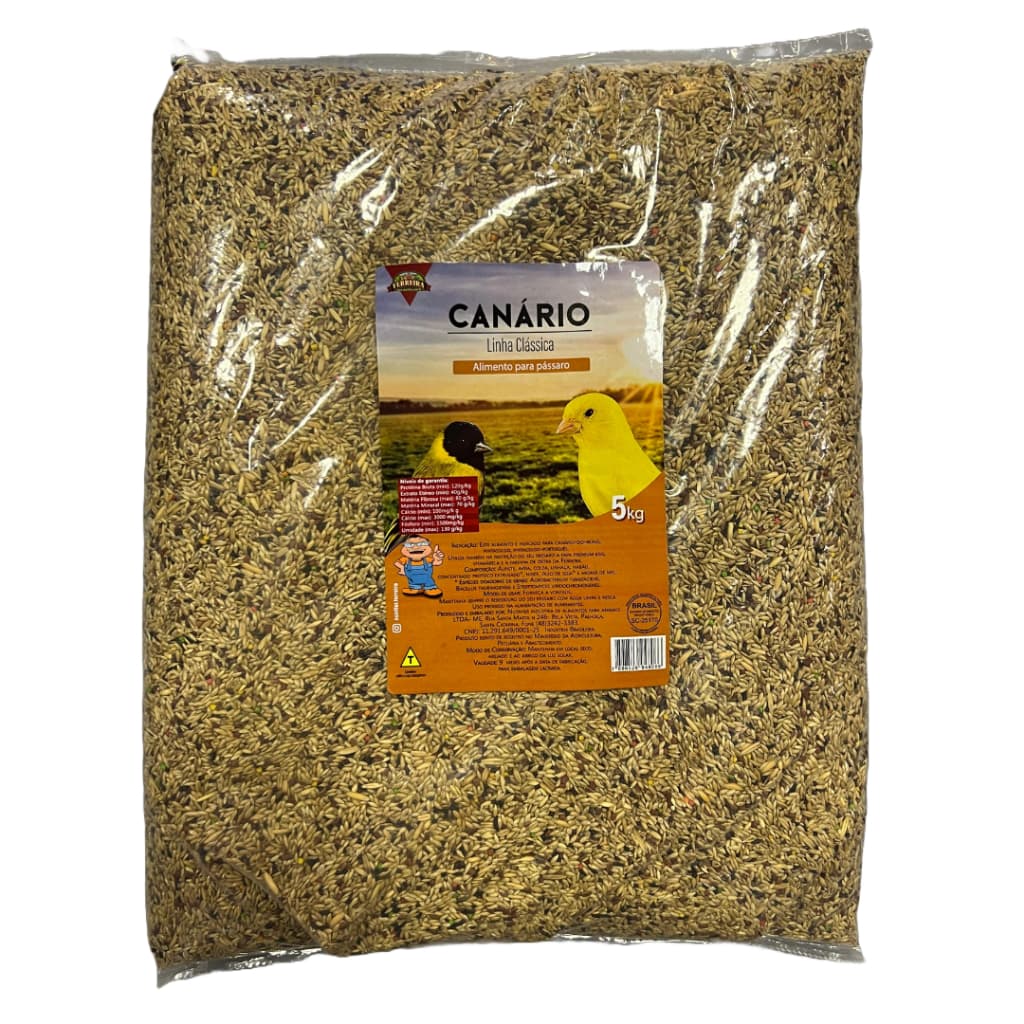 Ração para Canário Mistura de Sementes para Canário Modelo Clássico 5kg