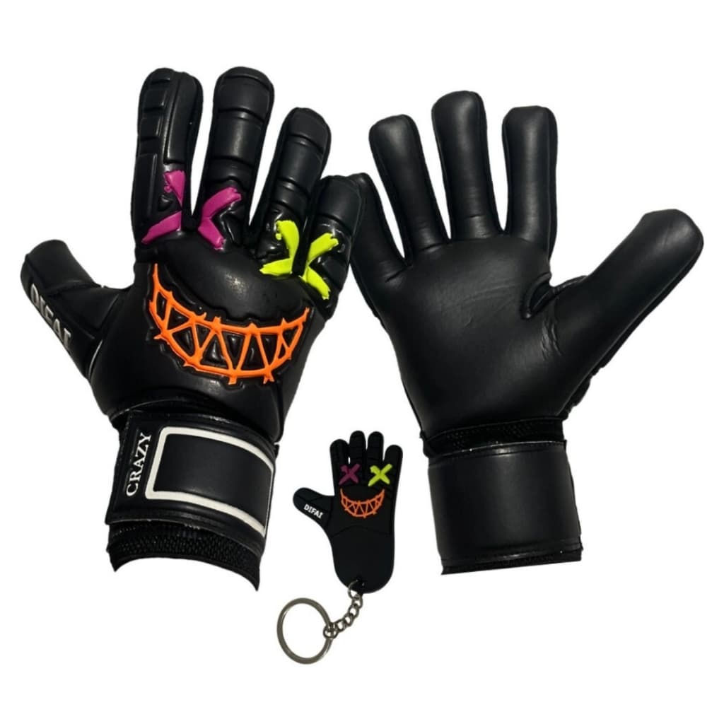 Luva Goleiro Difai Crazy Infantil + Personalização Grátis