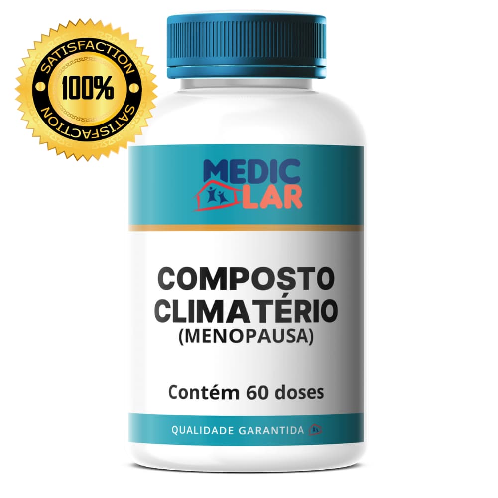 Composto Menopausa  Suplemento Alimentar Feminino Para o Climatério - 30, 60 ou 120 Doses