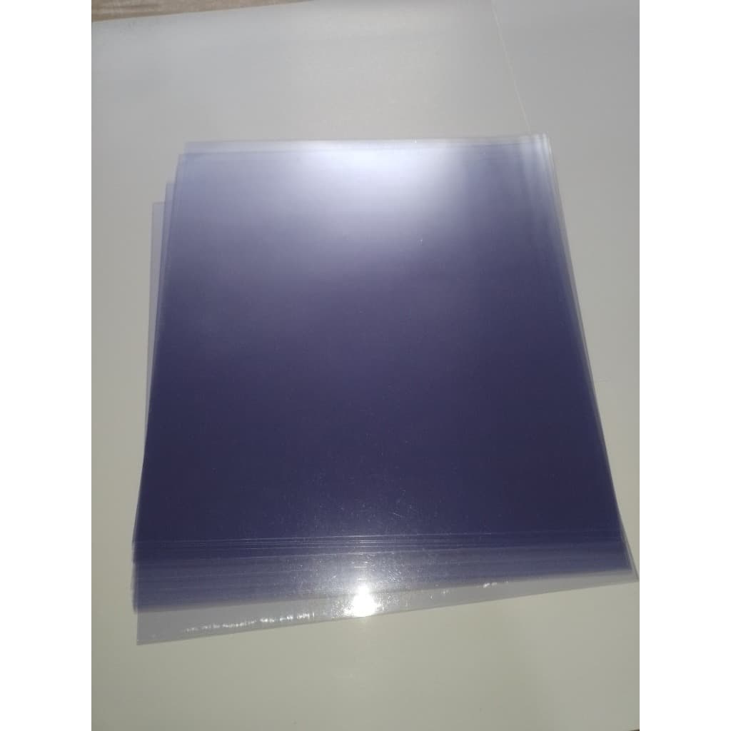 10 folhas de acetato 0,40mm x 27cm x 32,5cm para silhouette