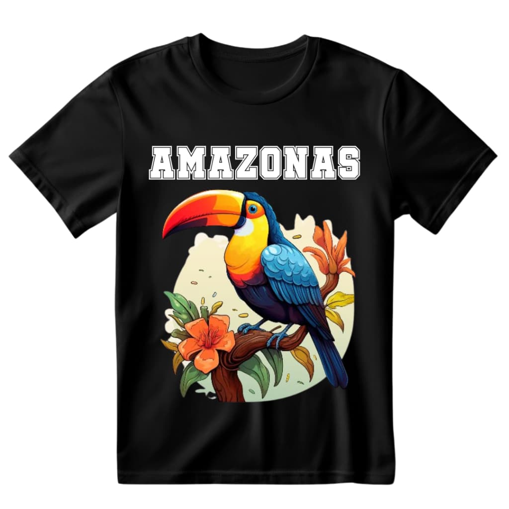 Camiseta Camisa Amazonas Estado Amazonia Blusa unissex 100% Algodão Envio Imediato