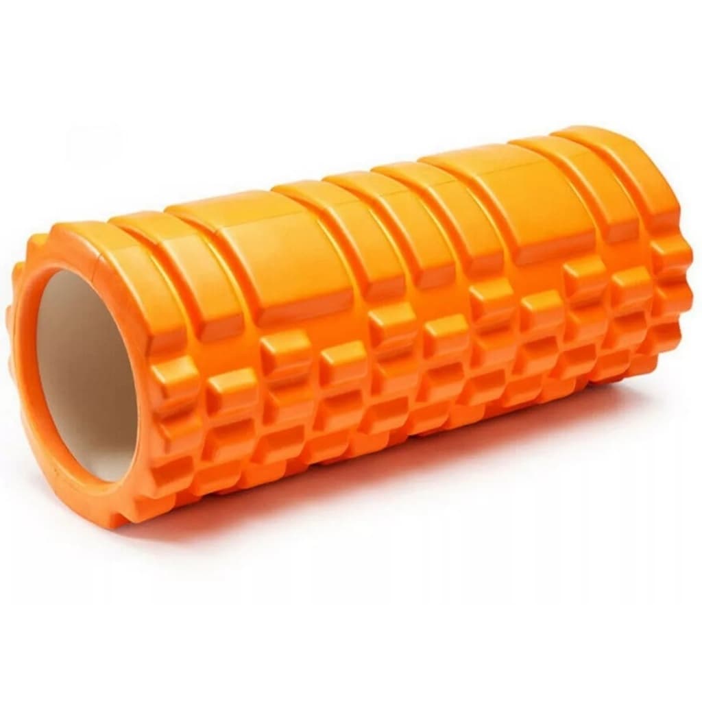 Rolo Massagem Foam Roller Liberação Miofascial Soltura - Laranja promocao
