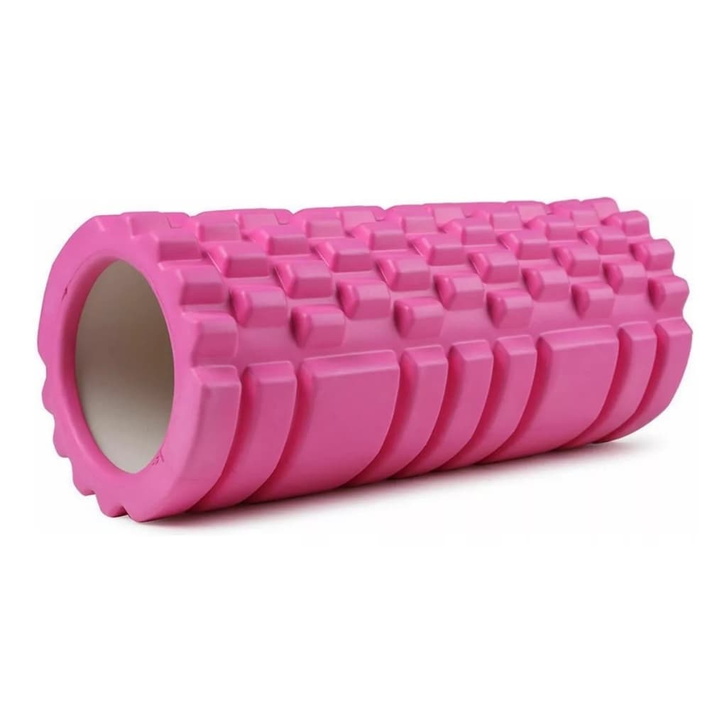 Rolo Massagem Foam Roller Liberação Miofascial Soltura - Rosa promocao