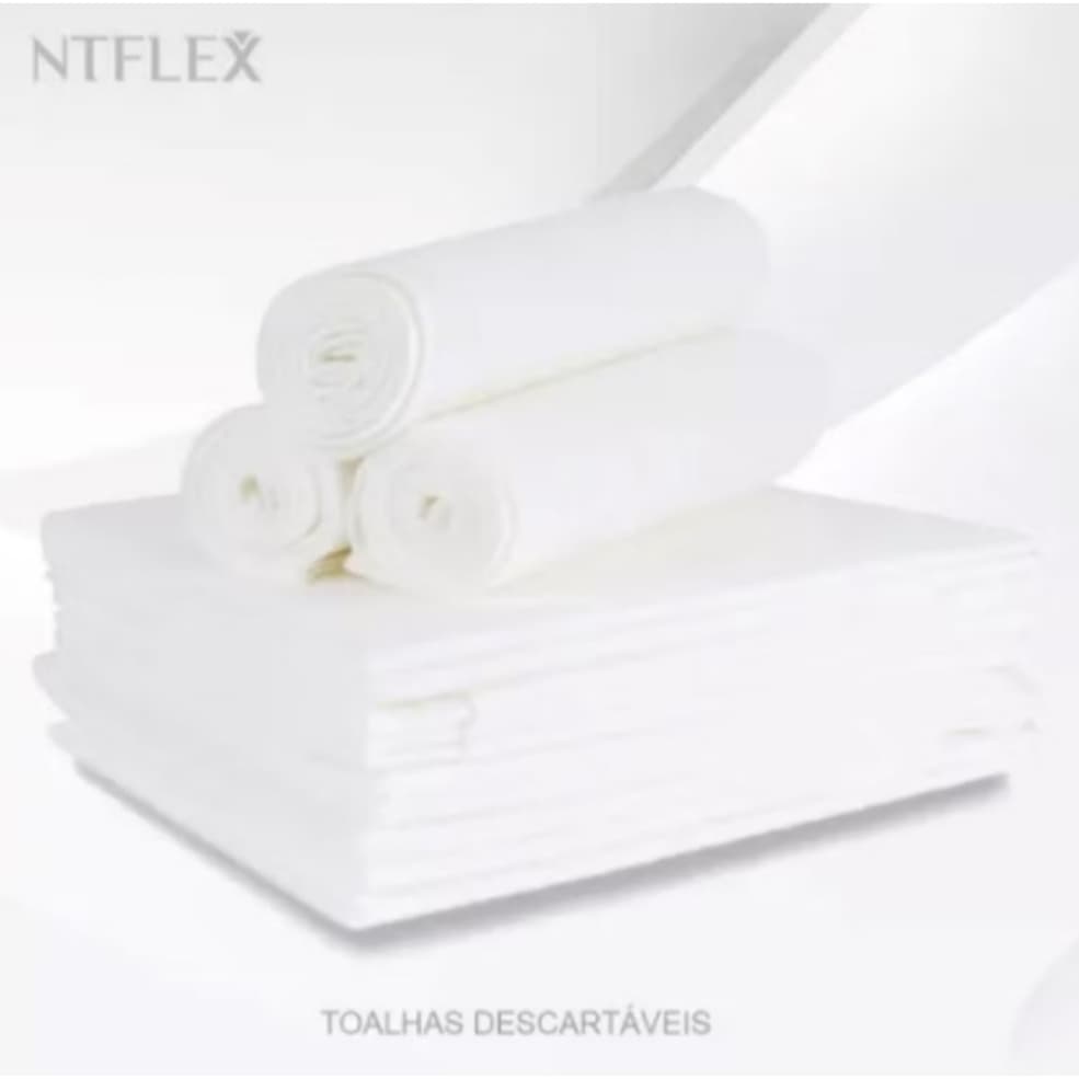 Toalha Descartável Pedicure Clean 50 und 30x40 Cm alta absorção Ntflex