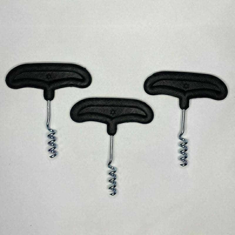 Promoção Kit Saca-Rolha Manual de Metal com Acabamento em Plástico Pacote com 10 unidades