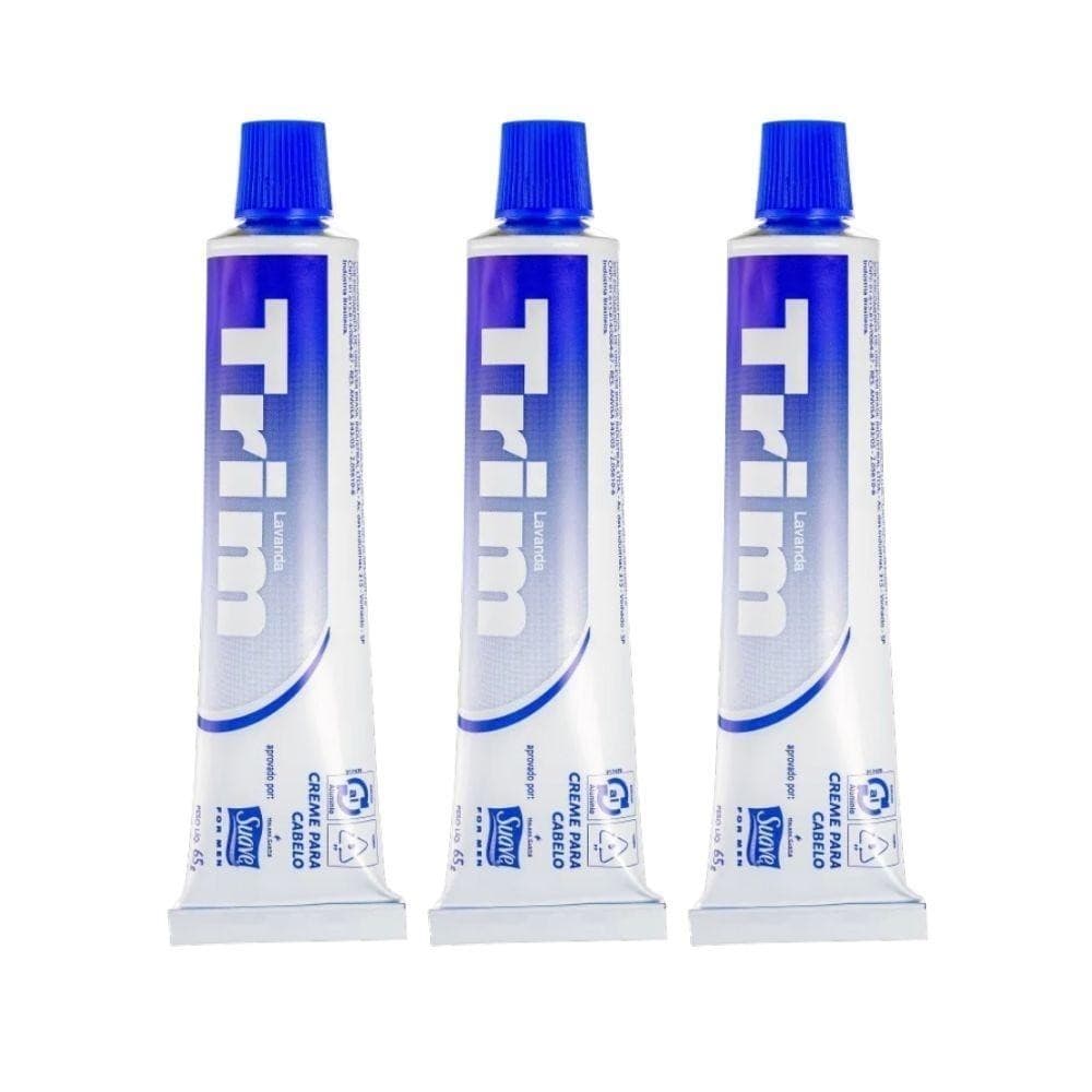 Kit 3 Unidades de Creme para Pentear hidratanteTrim 65g