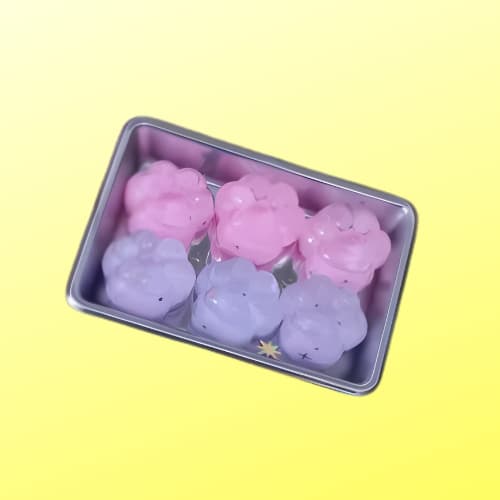 Taba Squishy kit 6 mini squishy macio de apertar