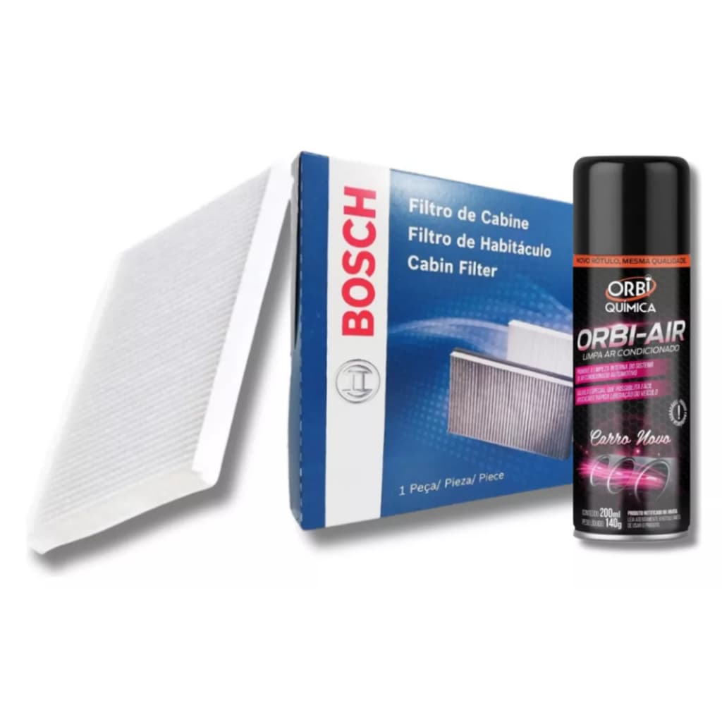 Filtro Cabine Ar Condicionado Bosch Golf 1994 A 2013 + Spray