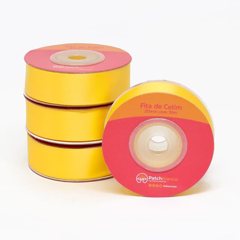 Fita Cetim Gold - 10m x 20mm