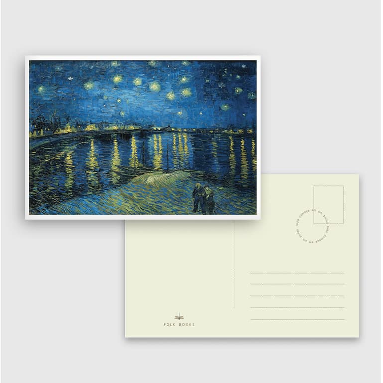 Cartão Postal Com Obra De Arte Pinturas Vintage 11,5X16,5cm