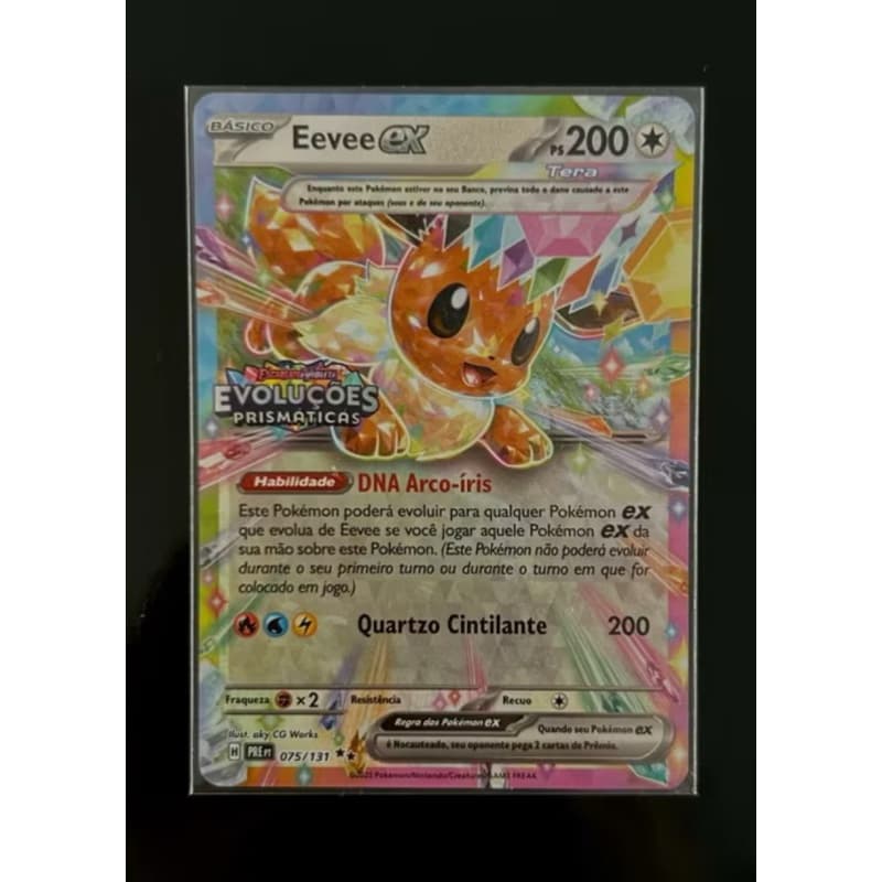 Eevee EX - Pokemon Evoluções Prismáticas - 075/131