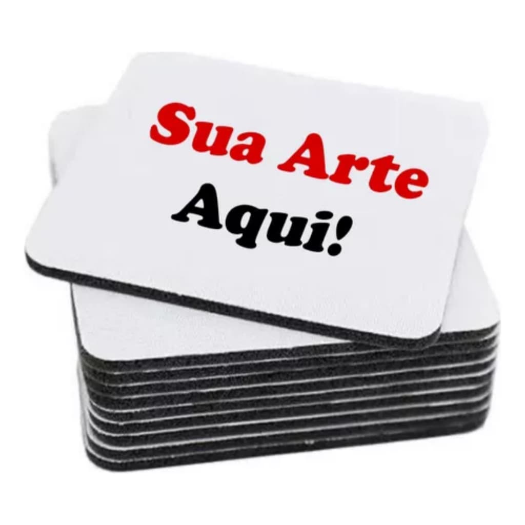 100 Porta Copos Quadrados Com Sua Arte/logo Estampada!
