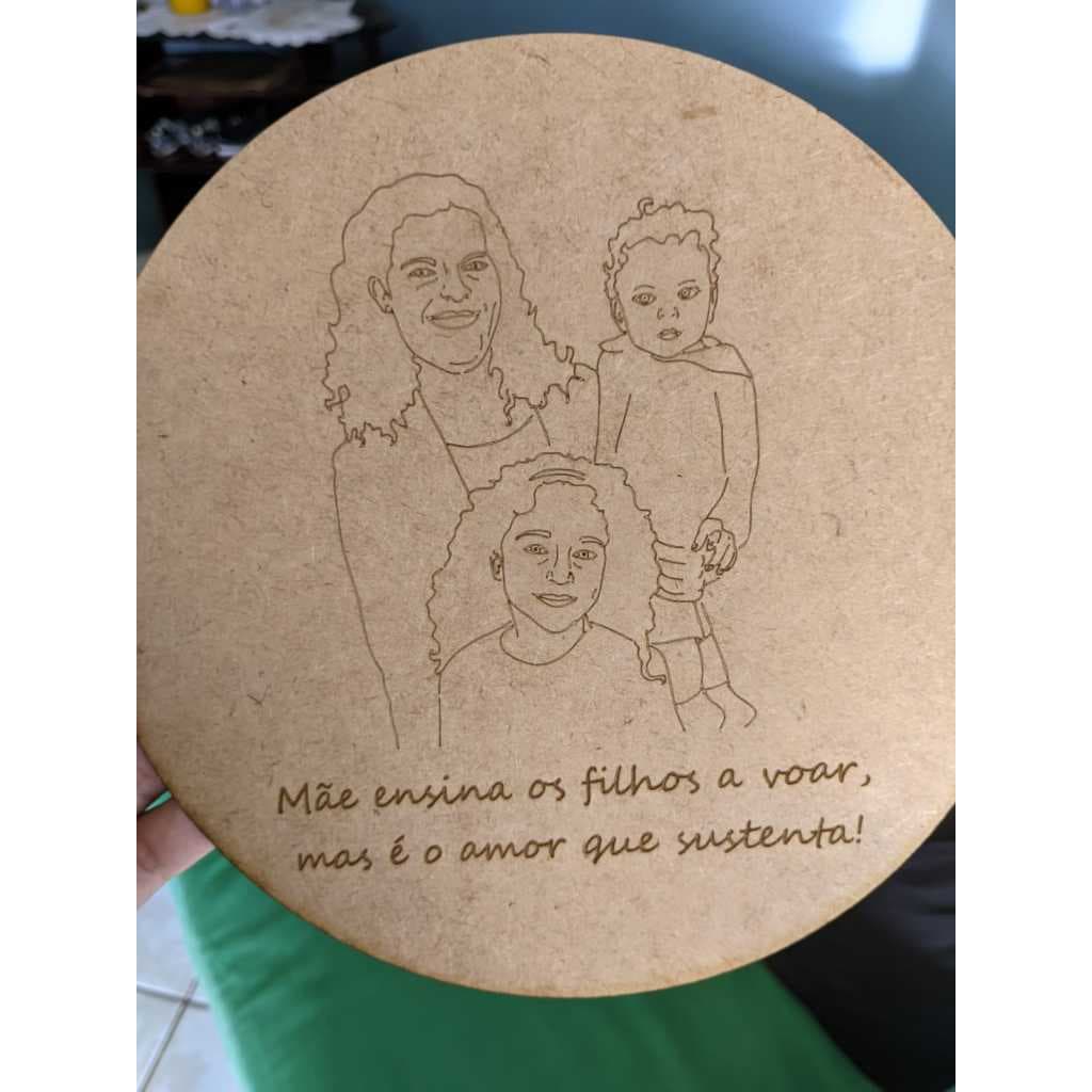 PRESENTE PERFEITO PARA DIA DAS MÃES - Placa de mdf PERSONALIZADA com SUA FOTO