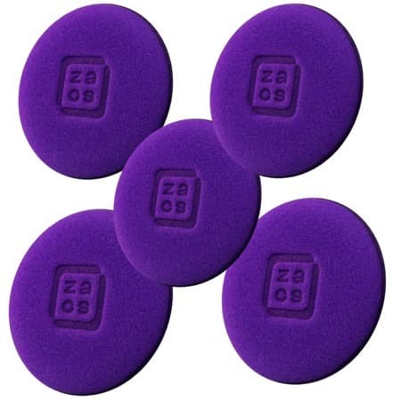 Kit 5 unidades Aplicador de Espuma Esponja Automotivo 9,5x2,0 cm