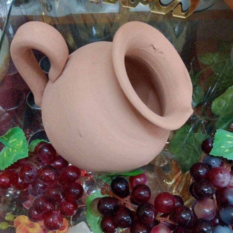 vasinho de barro liso 10 cm