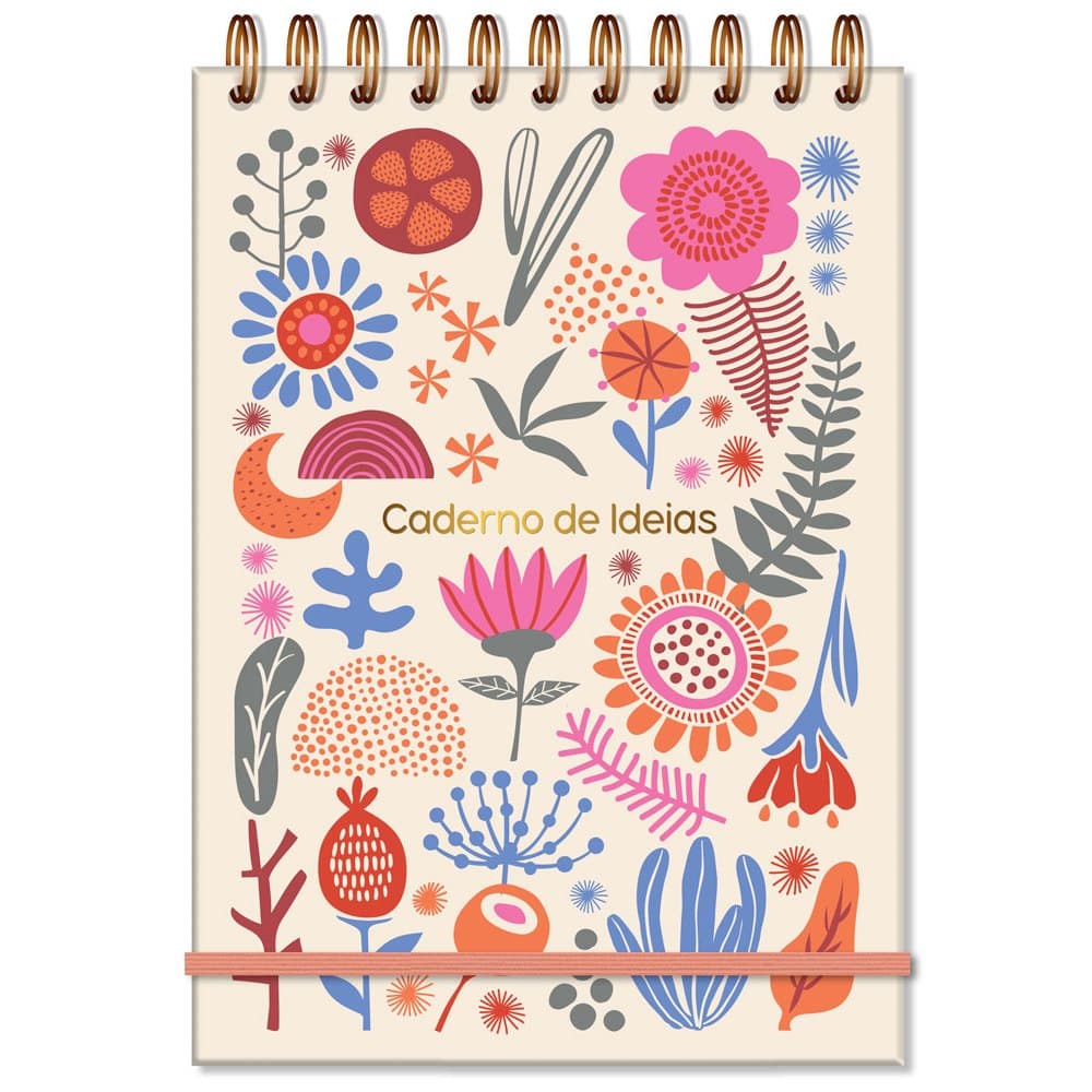 Caderno de ideias Lettering Orgânica Fina Ideia presente namorados