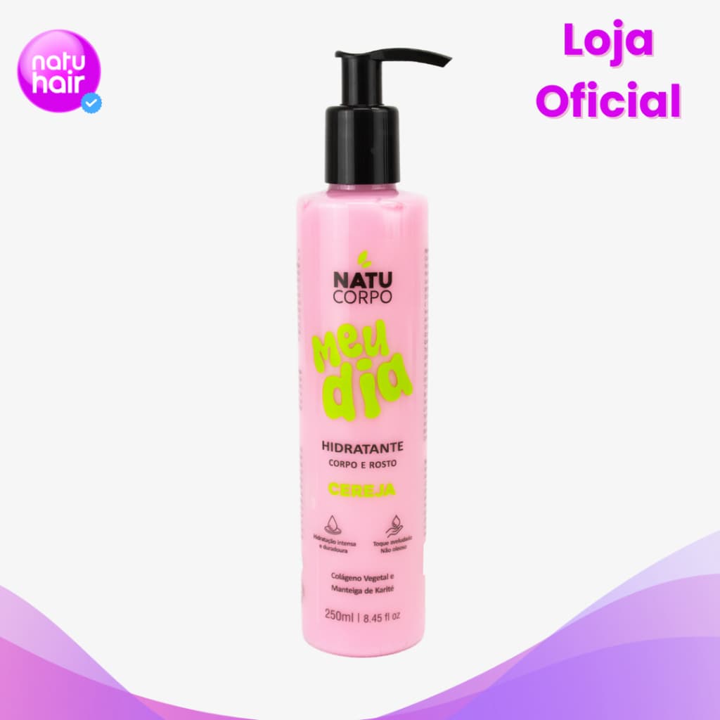 Hidratante Cereja Natucorpo Meu Dia 250g