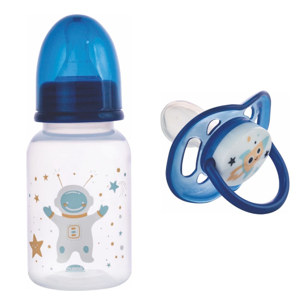 Kit Mamadeira 150ml e Chupeta Infantil Baby Anticólica