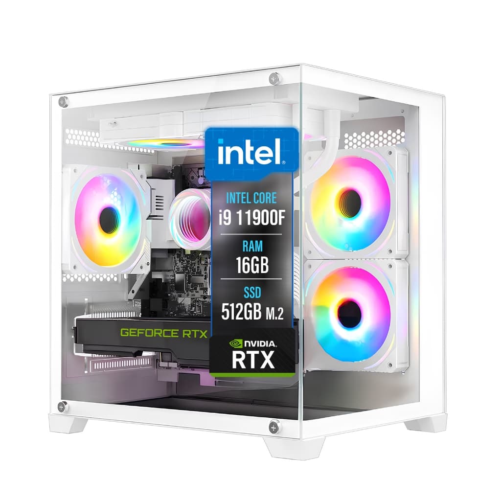 PC Gamer LUDIC by BluePC - Intel Core i9 11900F, RTX 4070 Ti 16GB, 16GB, SSD 512GB, Watercooler,Fonte 750W- PGBP-1196LUD
