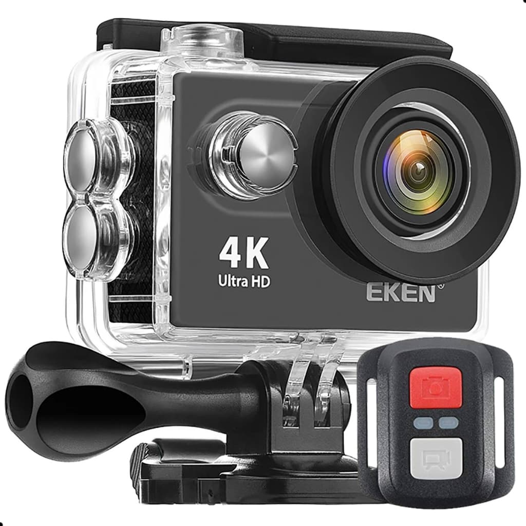 Câmera Filmadora Eken H9R 4K Wi-Fi Estabilizador de Imagem Controle Remoto Sport Ação Full HD Moto