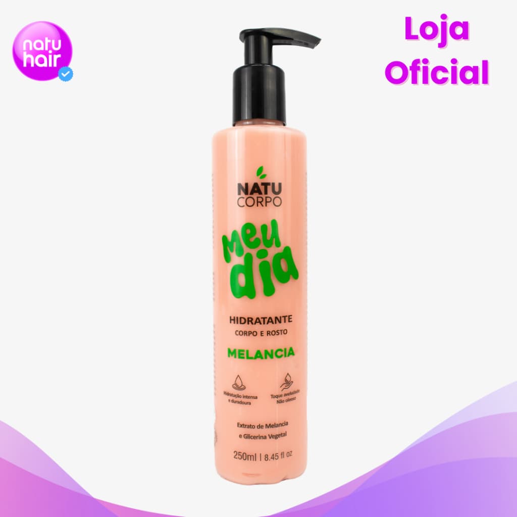 Hidratante Melancia Natucorpo Meu Dia 250g