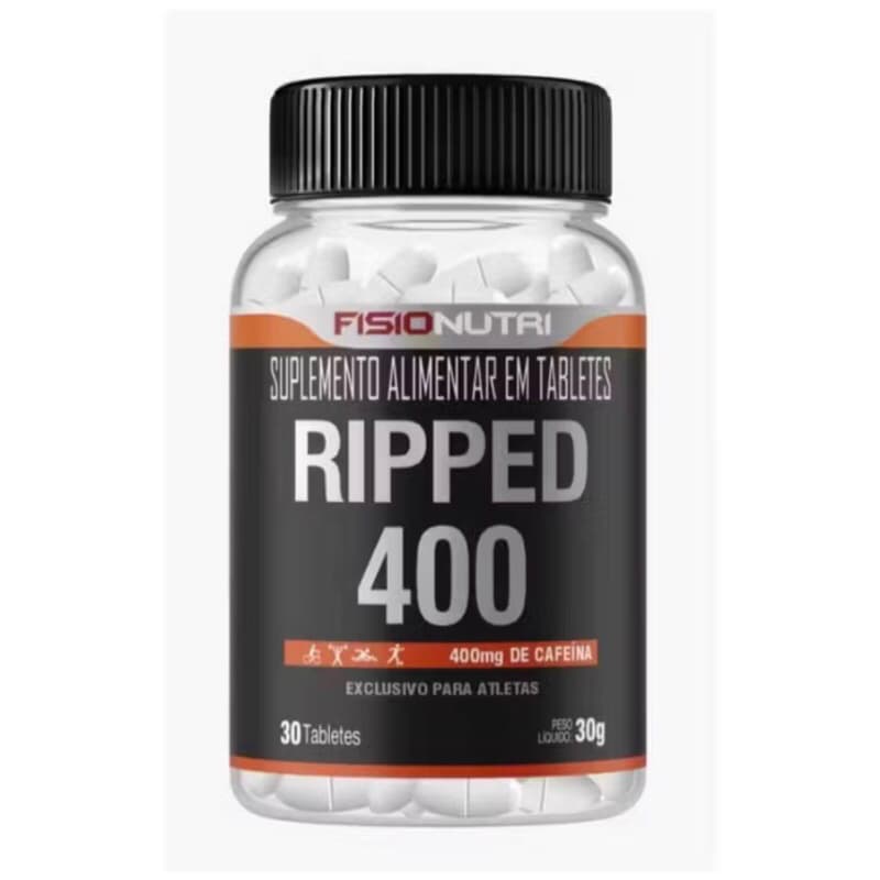 Ripped 400 Feme (Cafeína + Vitaminas) 60 120 180 tablets - Fisionutri