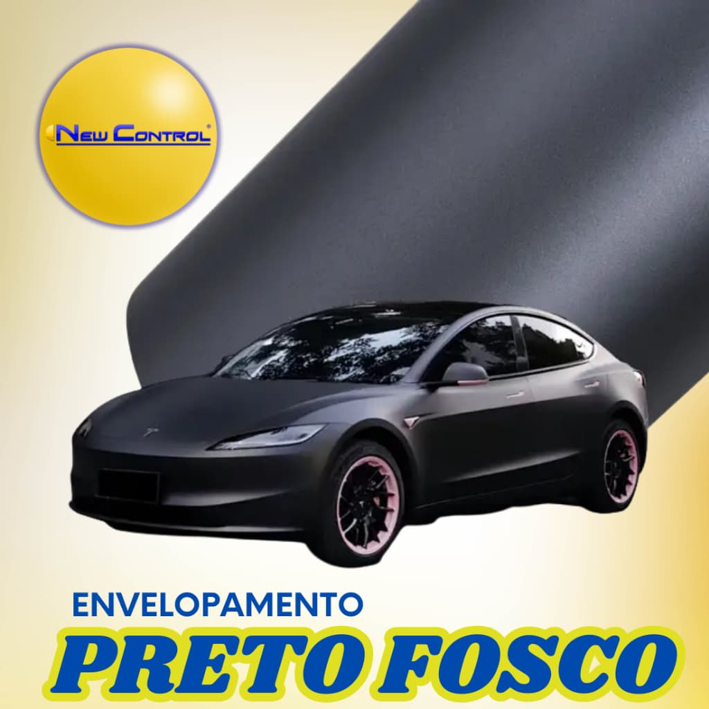 Adesivo Preto Fosco Auto Decor Envelopamento Carro Moto Barco Soleira Coluna Móveis Parede Decoração