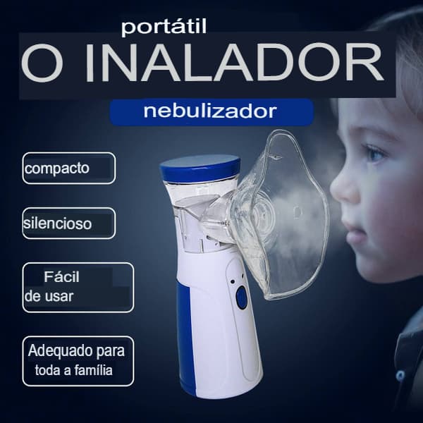 nebulizador inalador silencioso portatil utrassonico adulto infantil para gripe