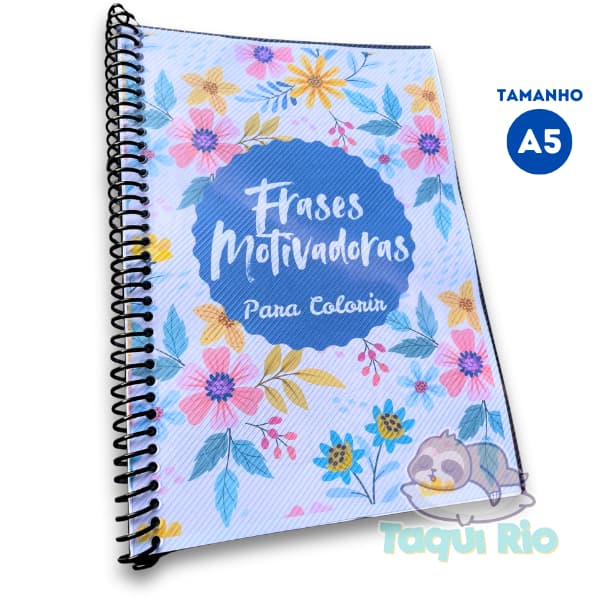 Livro de Colorir Antiestresse - FRASES MOTIVADORAS para Colorir