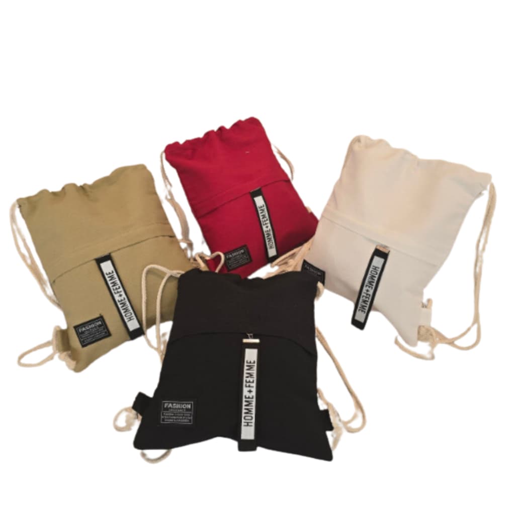 Bolsa Sacola Mochila Sacochila Esportiva Academia Casual Lona