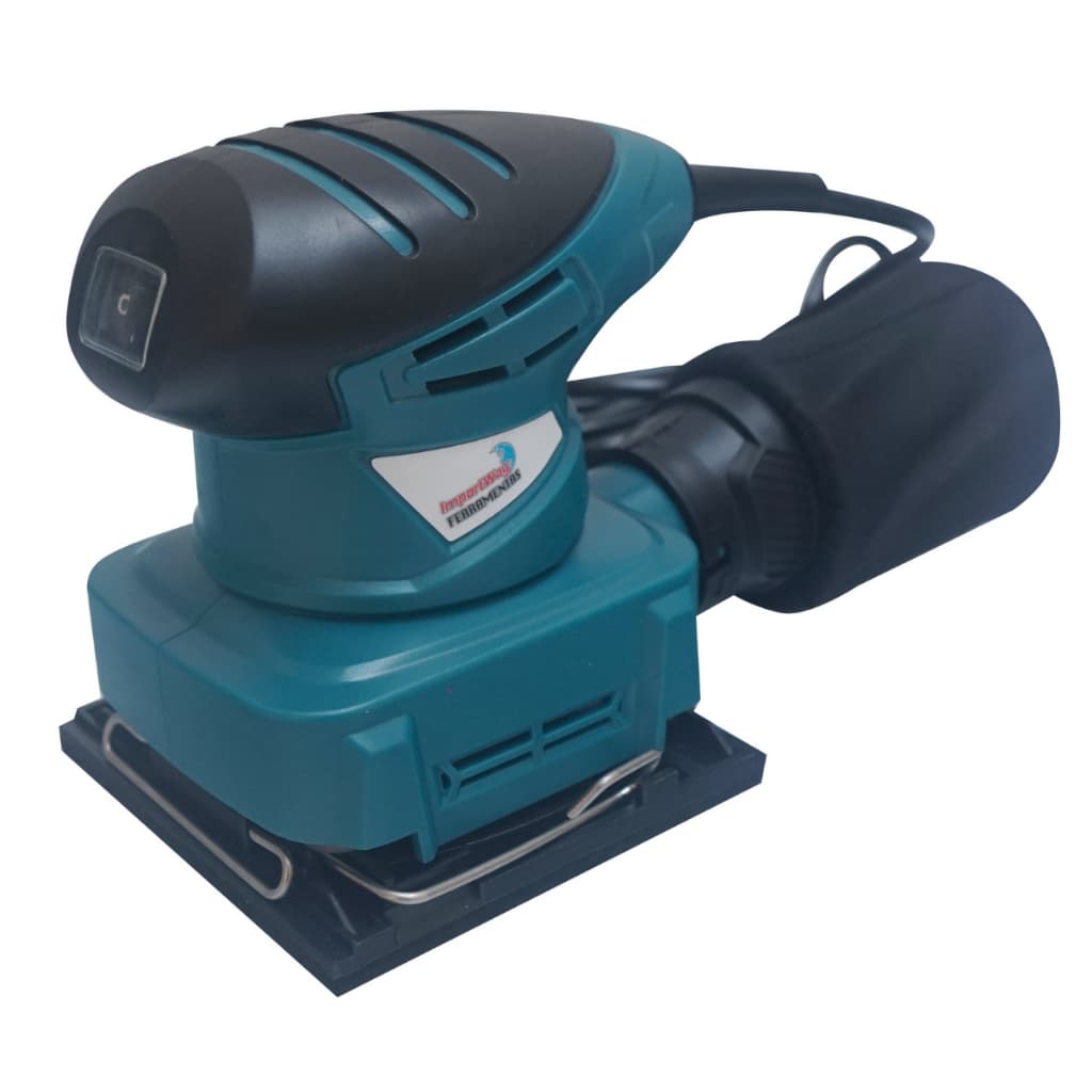 Lixadeira Orbital Importway, 180W, 13000rpm, Com Saco Coletor de Pó, 220V, Azul
