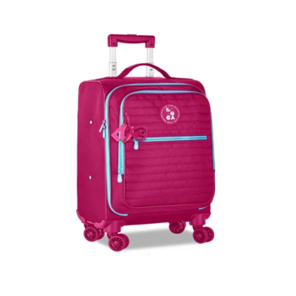 mochila de rodinha malinha luluca modelo novo tamanho grande rodinha 360 graus