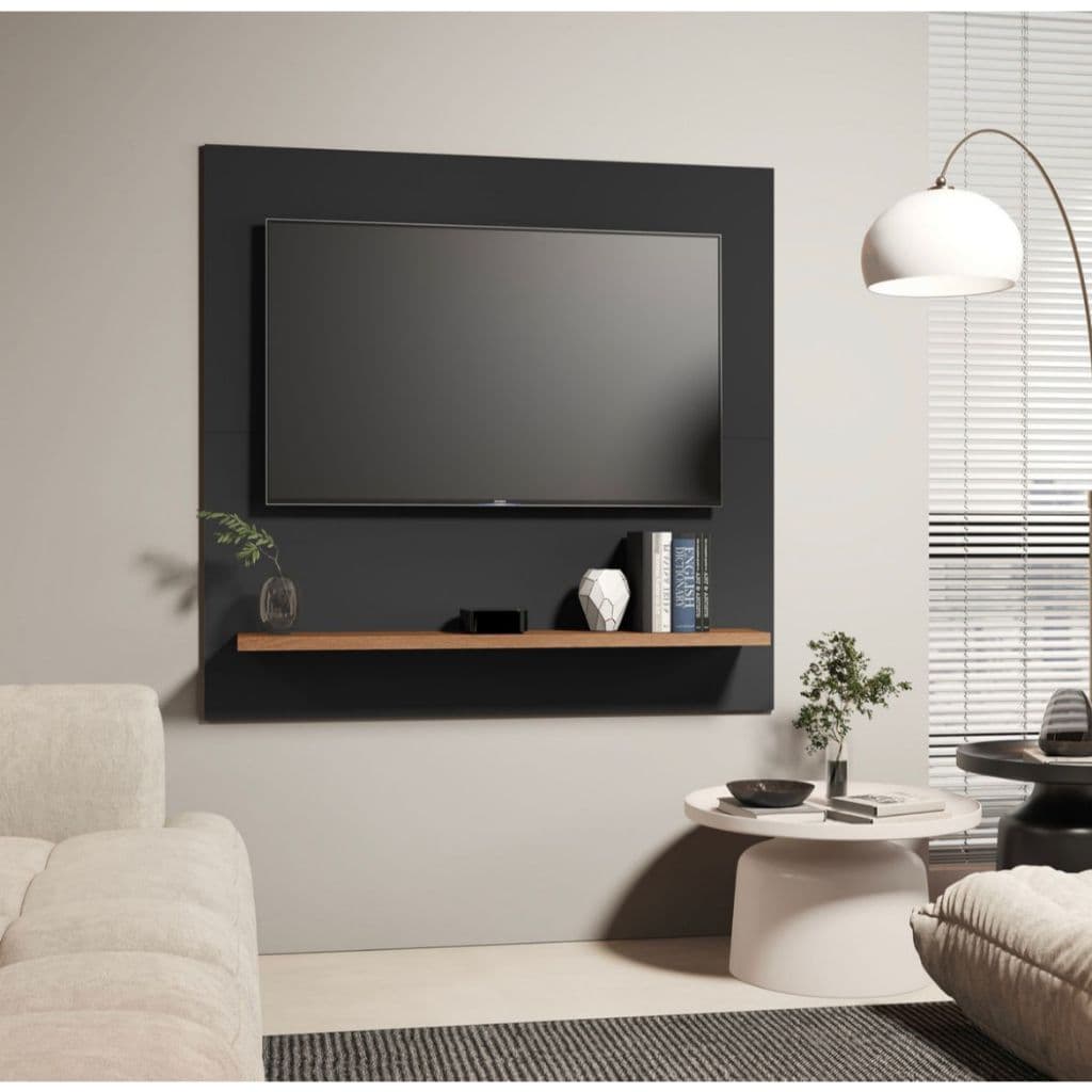 Painel Rack Estante Suspenso Tv 32' Dubai Pronta Entrega Duas Formas de Montar