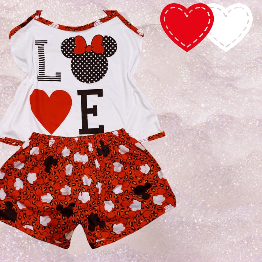 Kit 5 Baby Doll Curto Short Malha PV Estampado Personagens Adulto Alça Fina Barato Revenda