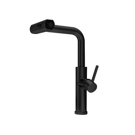 Torneira Gourmet Monocomando Rotação 1080° 3 Jatos Preto 1125