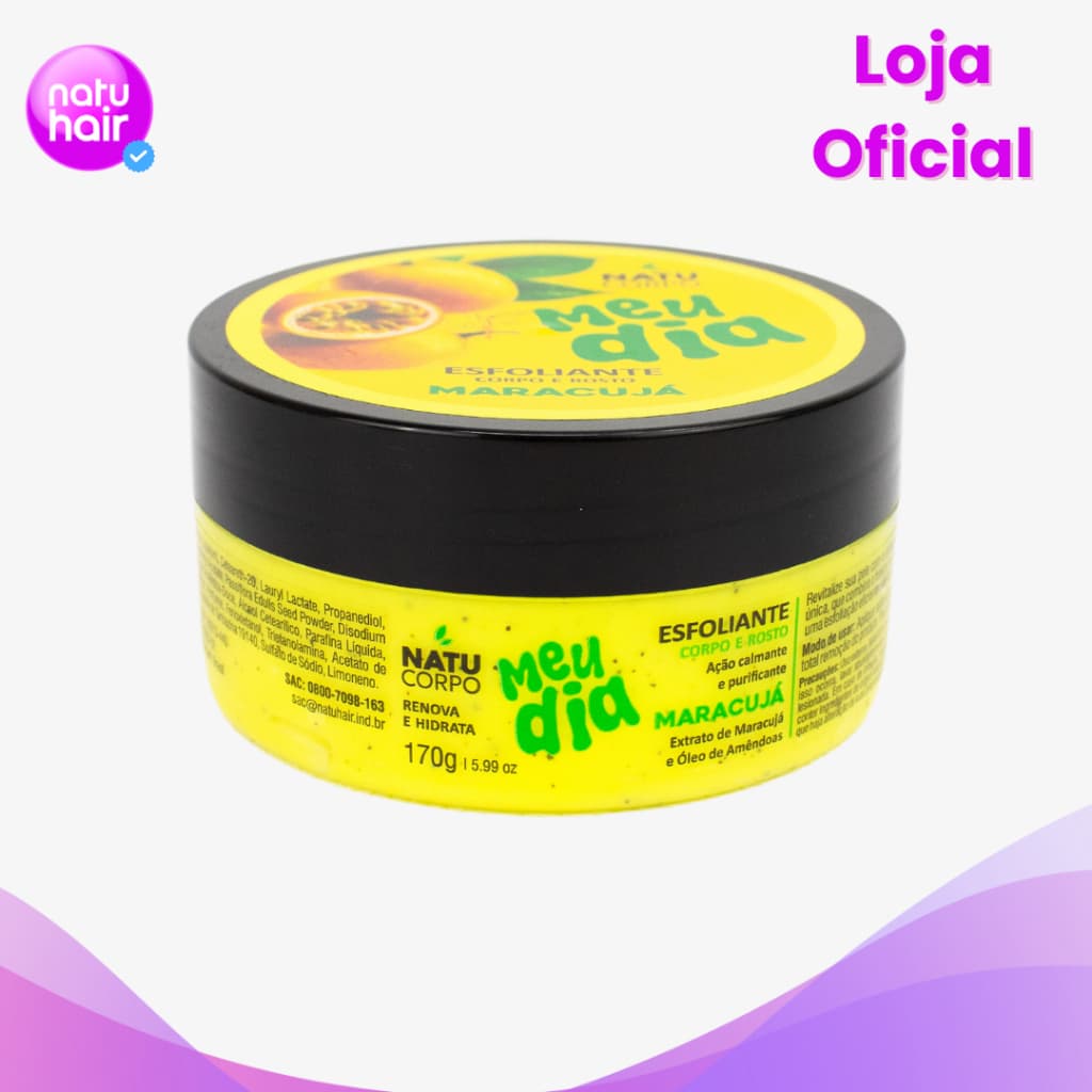 Esfoliante Maracujá Natucorpo Meu Dia 170g