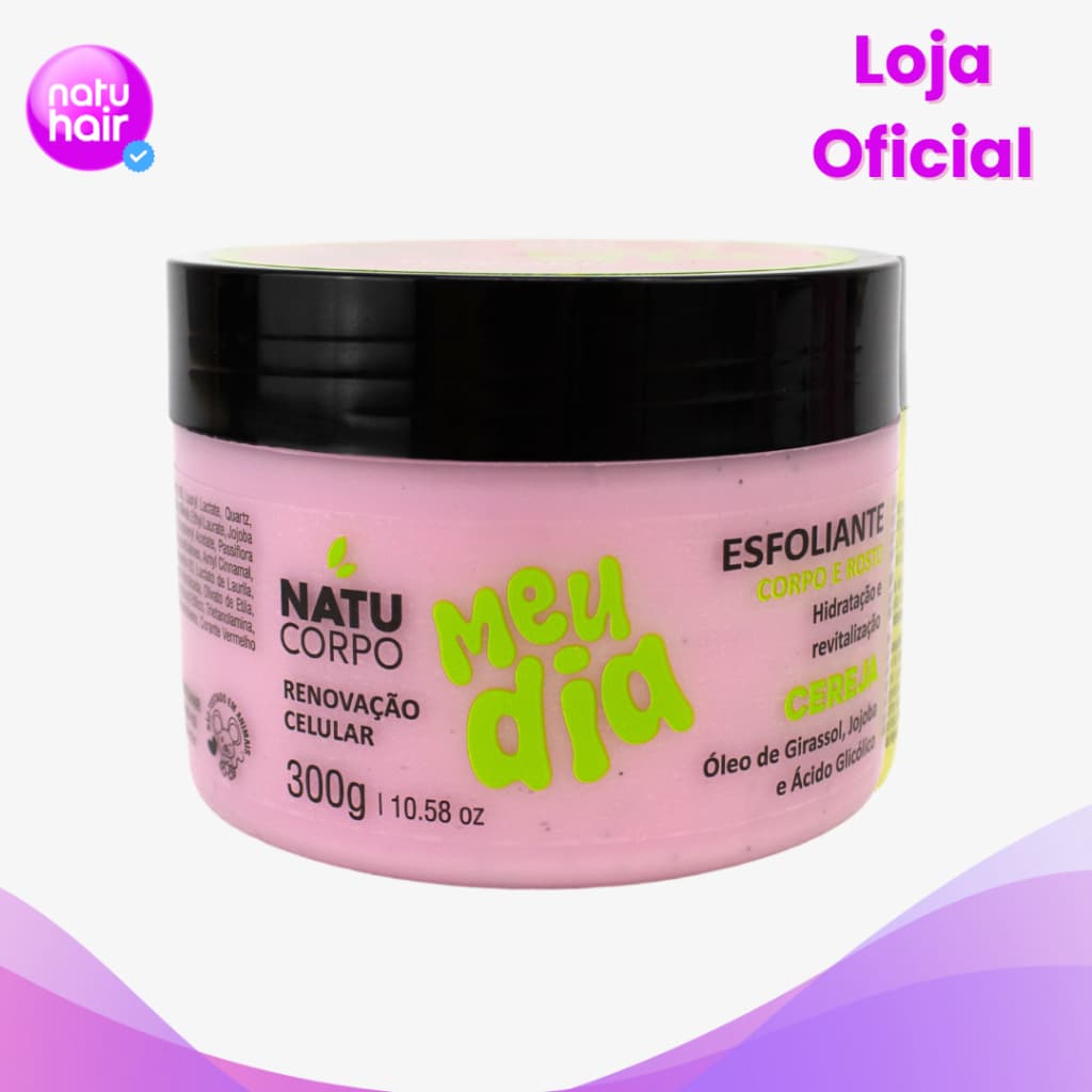 Esfoliante Cereja Natucorpo Meu Dia 300g