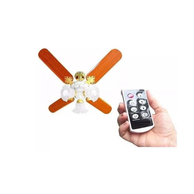Ventilador De Teto Venti-delta New Zeta 4 Pás 127v ou 220v + Controle de Teto
