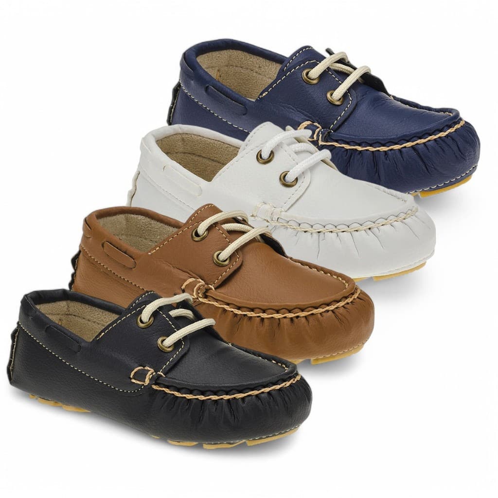 Mocassim Infantil Masculino Sapato Confortável e Macio